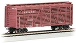 Bachmann 18502 Ho Scale 40' Stock Car Atsf. Fixed Price $36.99.
