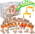 Orbrium 110 Pcs Wooden Train Track Expansion Pack Compatible With Thomas, Ikea,. Fixed Price $69.99.