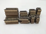 Marklin Ho Scale Assorted Track 14-5129, 9-5109, 8-5110, 10-5210 & 11-5205. Fixed Price $52.79.