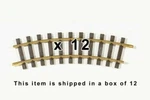 Piko 35211 New 2026 R1 600MM Curve Track 23.6"R With Joiners 12 Pack. Fixed Price $130.44.