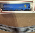 Bachmann 1:87 Heritage Fund Alnx Blue Covered Hopper Freight Car 396400. Fixed Price $15.19.