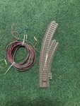 Marklin Ho 24672 Track - Right Hand Manual Curved Turnout W/74490 Motor. Fixed Price $39.85.
