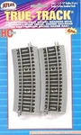 Atlas 461 Ho True-track Code 83 & Roadbed System 1/2 18" Radius. Fixed Price $9.99.