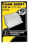 Woodland Scenics New 2025 1/2" Foam Sheet Piece ST1423. Fixed Price $9.32.