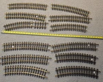 Aristo-craft G Scale Curved Brass Track (12 Sections) 16-18 Inches Each. Fixed Price $79.99.
