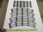 6 Pieces Kris Model Train (kmt) Standard Gauge 3-RAIL Curved / Straight Tracks. Fixed Price $35.00.