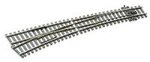 Peco SL-E187 Ho/oo Code 75 60" Radius Curved Left Hand Switch Turnout. Fixed Price $46.97.