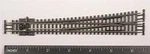 Peco SLE389F Scale Code 55 #8 Left-hand Turnout, Long 36" Radius, Electrofrog. Fixed Price $38.99.