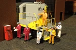 Bachmann Scenescapes 33113 Ho Scale Mechanics Figures (7 Pack). Fixed Price $14.99.