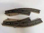 Marklin 5140 Ho Curved Electric 2-WAY Left & Right Switches/turnouts, Used. Fixed Price $20.00.