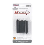 Williams By Bachmann 00265 Gauge E-z Street 2.5" Curve To (4 Pack). Fixed Price $21.99.