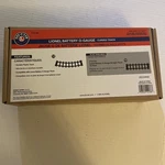 Lionel Battery Gauge Piece Curved Black Plastic Straight Track Pack 712138. Fixed Price $21.25.