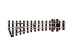 Peco Hoe (HON2-1/2; HON30IN) Narrow Gauge Turnout W/code 80 Rail SL-E492. Fixed Price $44.98.