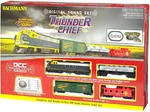 Bachmann Ho Scale Santa Fe Thunder Chief Train Starter Set Dcc Sound 00826. Fixed Price $329.16.