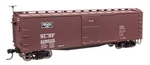 Walthers 910-40200 Ho Sl-sf (frisco) 40' Double Sheathed Wood Boxcar Rtr #128525. Fixed Price $36.49.