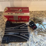 American Flyer 720 No. 26742 Gauge Remote Control Track Switches - Pair. Fixed Price $75.00.
