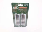 Kato 2-111 Ho Scale, Unitrack 11/16" Straight (2), Code 83. Fixed Price $7.82.