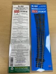 Peco SL-E87 Ho Left Hand Curved Large Radius Turnout Electrofrog Code 100. Fixed Price $39.95.