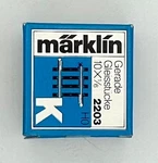 Marklin 2203 Ho K-track 3-RAIL Straight 3/16" 3MM 10PC Pack. Fixed Price $25.00.
