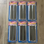 Lot 6 Atlas #450 Ho Scale 9" Straight True-track 4-PACK Gray Bed Nickel Silver. Fixed Price $100.00.