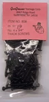Gargraves 808-1 Track Screws, #4 X 3/4" Phillips Pan Head (100PC). Fixed Price $8.03.