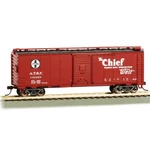 Bachmann Industries Ho 40' Santa Fe Map Box Car Chief #145263 BAC16507. Fixed Price $39.00.