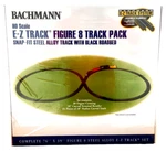 Ho Scale Bachmann 44487 Steel E-z Track W/black Road Bed FIGURE-8 Pack. Fixed Price $79.20.