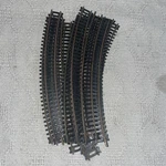 Lot Of 19 Feller Garnet Italy Ho Scale Model Train Tracks Curved. Fixed Price $18.30.