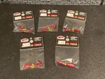 Atlas #2092 Scale Code 55 Terminal Rail Joiners (5 Pairs). Fixed Price $34.95.