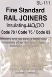 Peco Code 70, 75 & 83 Insulated Rail Joiners New 2025 12 Pieces SL-111. Fixed Price $8.08.