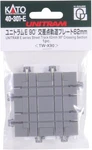 Kato 40-301-E Unitram 90-DEGREE Track Crossover 62MM Unpainted New. Fixed Price $45.39.