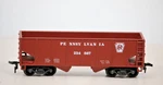 Tyco Scale Pennsylvania Railroad 2-BAY Hopper Brown Prr Freight Car. Fixed Price $12.99.