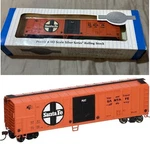Bachmann Silver Series 17902 Ho Scale 50' Steel Reefer Santa (sfrc) 55360. Fixed Price $21.84.