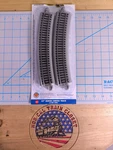 Bachmann Ez-track 22" Radius Curved Ho Scale Pieces 44503 LOT#O62. Fixed Price $17.99.