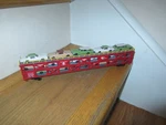Bachmann Ho Scale Tri Level Auto Carrier With 15 Vehicles Atsf 88969. Fixed Price $29.99.