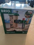 Brio World Signal Station Set 2-PIECE Wooden Train Track Toy New. Fixed Price $29.99.