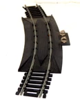 Vintage Ho Tyco 18R Curve Terminal Rerailer Track 15957 Steel / Nickel. Fixed Price $5.99.