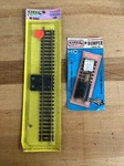 Atlas Ho Scale 9" Straight Terminal Track #40 Illuminated Bumper #843-79 New. Fixed Price $10.39.