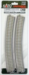 Kato 2-241 Ho Unitrack 28 3/4 Radius Curve Concrete Ties Pieces. Fixed Price $23.35.