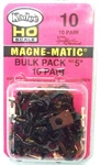 Ho Scale Kadee #10 Bulk Pack Of #5 Metal Couplers Medium Centerset Shank (10)PR. Fixed Price $23.36.