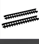 Lemax Railroad & Trolley Straight Track -2 Pack Holiday Village Add On. Fixed Price $11.75.