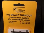 Micro- Engineering #14-716 Ho Ladder Track System Turnout Lh #5D Code 83. Fixed Price $44.95.