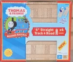 Thomas & Friends Wood Track - 4" Straight Pcs 99905 Learning Curve New. Fixed Price $11.99.