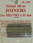 Peco SL-10X Ho / Oo Scale Streamline Nickel Silver Rail Joiners. Fixed Price $9.34.