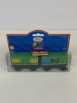 2001 Thomas & Friends Box Cars - Learning Curve Wooden Railway New Sealed. Fixed Price $63.20.