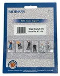Bachmann Ho Scale Figures Train Work Crew #42341 New. Fixed Price $16.99.
