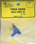 Micro Engineering, Inc. HON3 #42-107 Track Gauge, Code 40, Metal Point. Fixed Price $7.56.