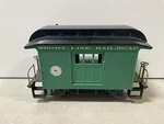 Bachmann Scale 97092 Lil Big Hauler Short Line Green Baggage Car. Fixed Price $59.99.