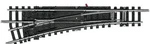 Trix 14938 15 4-7/16" Left Hand Switch Turnout With Polarized Frog. Fixed Price $48.16.