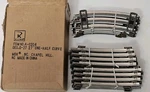 Line K-0204 O27 27" Half Curve Tubular Track, Brown Ties Box Of 24. Fixed Price $29.88.